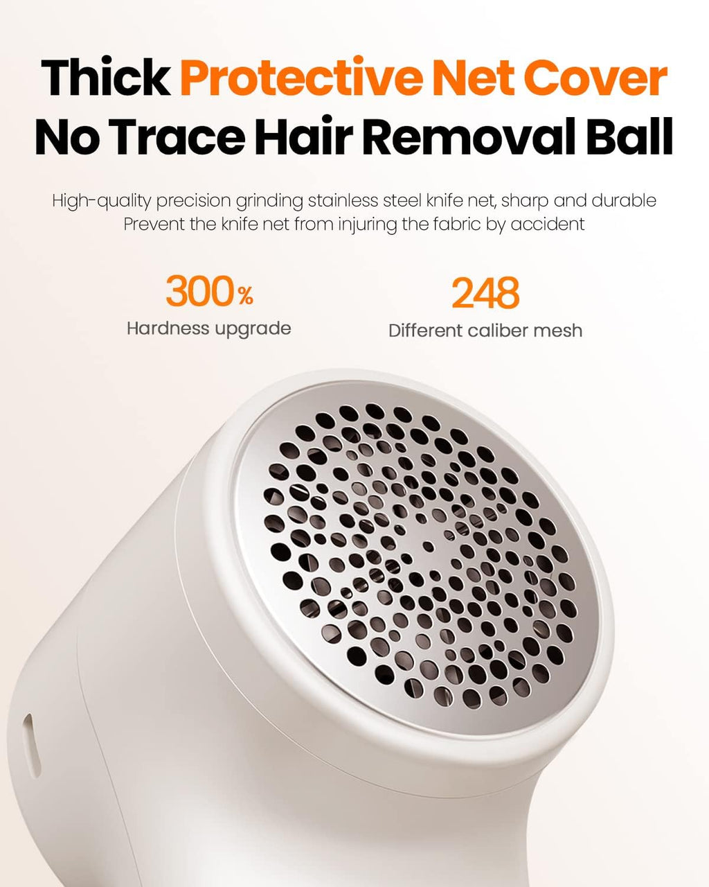 Fabric Shaver Rechargeable Lint Remover 3 Speeds 